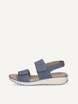 Caprice Sandale - Hellblaues Wildleder