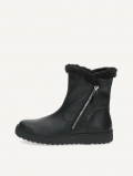 Caprice Stiefelette - Schwarzes Nappaleder