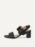 Caprice Sandalette - Schwarzes Nappa