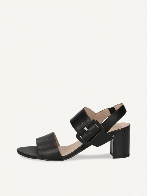 Caprice Sandalette - Schwarzes Nappa
