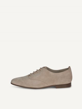 Caprice Halbschuh - Beiges Wildleder
