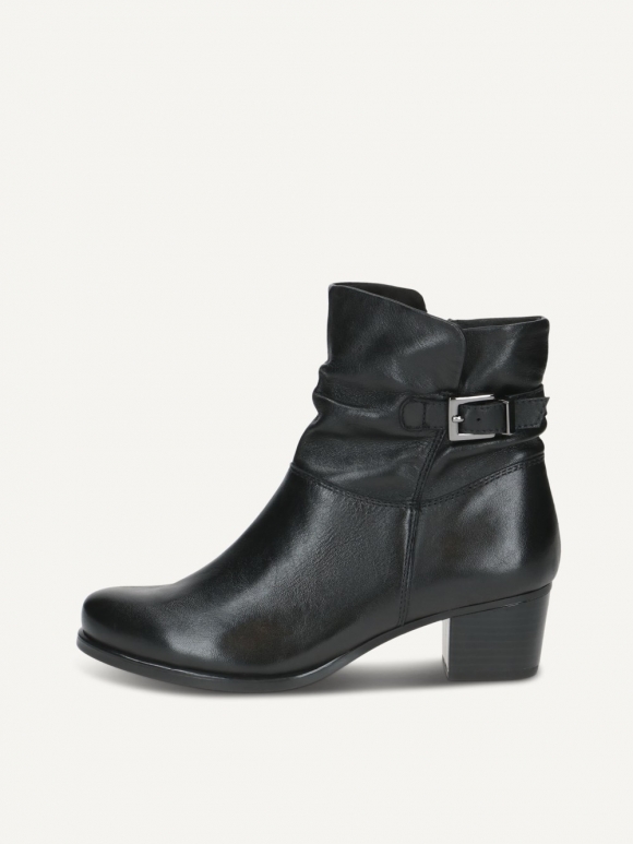 Caprice Stiefelette - Schwarzes Nappaleder