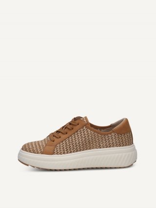 Caprice Sneaker - Kamelfarbener Kamm