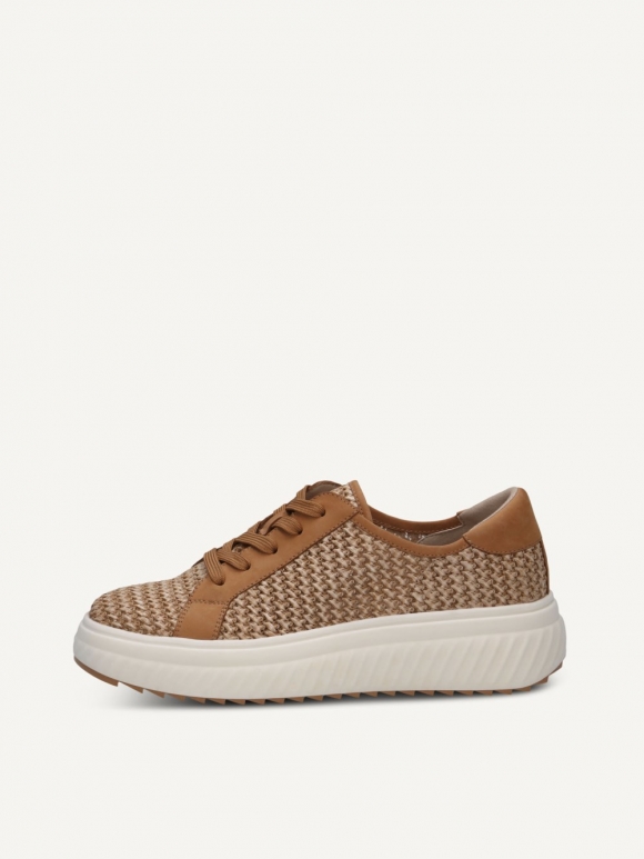 Caprice Sneaker - Kamelfarbener Kamm