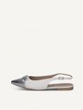 Caprice Ballerina - Weiß/Silber