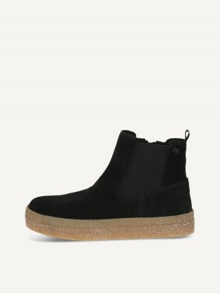 Caprice Stiefelette - Schwarzes Wildleder