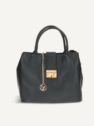 Caprice Handtasche - Schwarzes Nappaleder