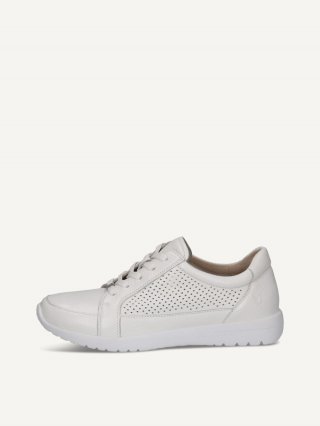 Caprice Sneaker - Weißes Hirschleder