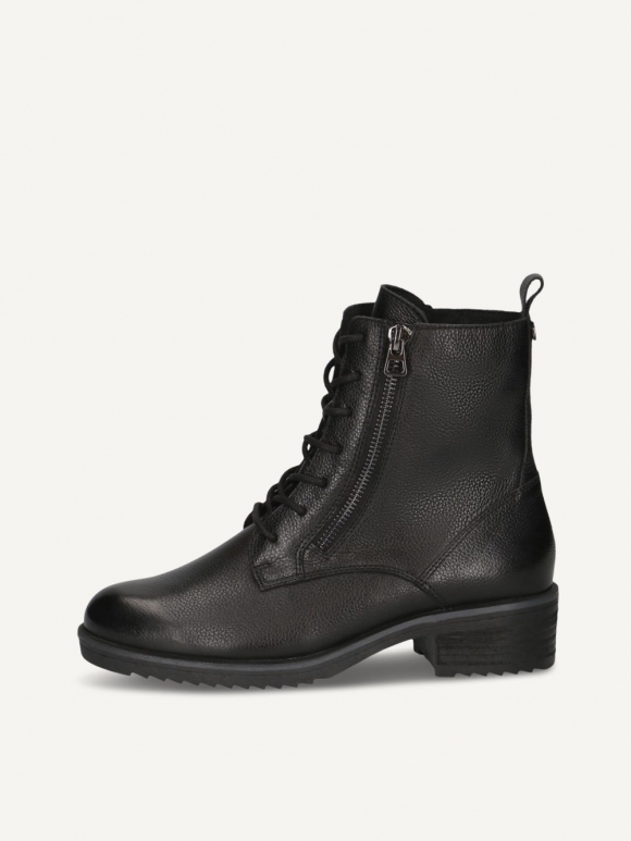 Caprice Stiefelette - Schwarzes Nappaleder