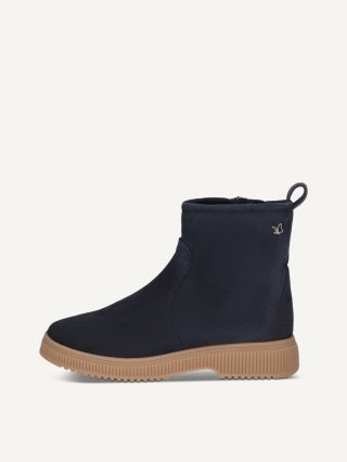 Caprice Stiefelette - Ozeanfarbenes Wildleder