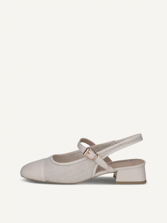 Caprice Slingpumps - Vanille/Offwhite
