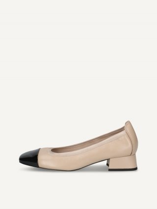 Caprice Pumps - Beige Kammleder