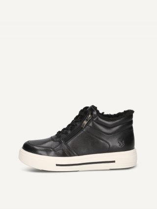 Caprice Stiefelette - Schwarzes Nappaleder