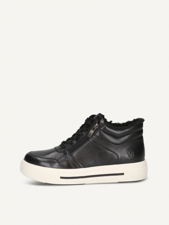 Caprice Stiefelette - Schwarzes Nappaleder