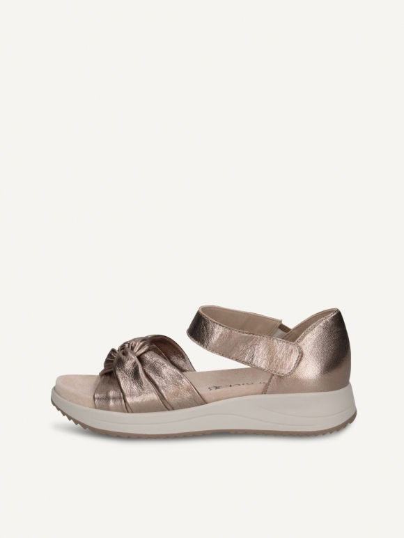 Caprice Sandale - Taupe Metallic