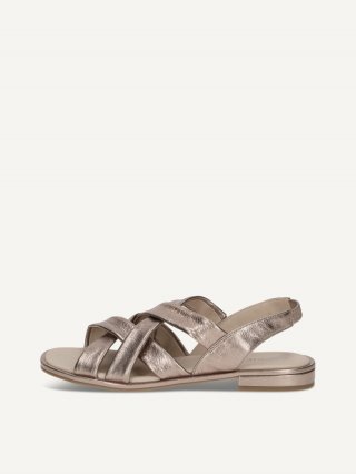 Caprice Sandale - Taupe Metallic