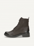 Caprice Stiefelette - Dunkelbraunes Nubukleder