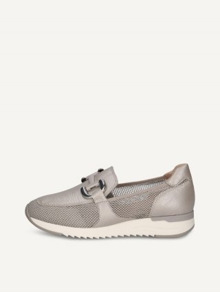 Caprice Slipper - Graues Kammleder