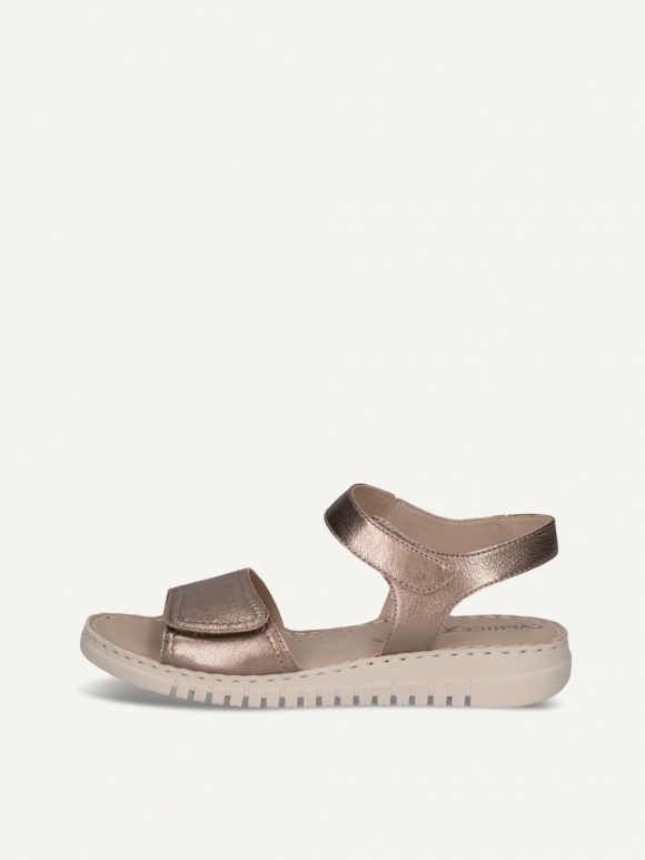 Caprice Sandalette - Taupe Metallic