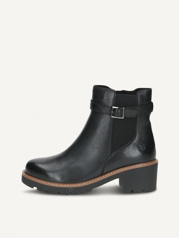 Caprice Stiefelette - Schwarzes Nappaleder