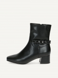 Caprice Stiefelette - Schwarzes Nappaleder
