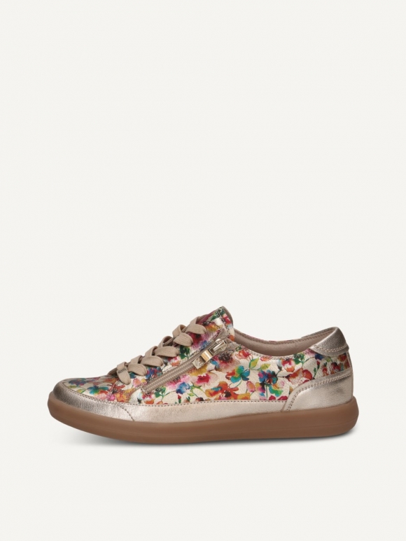 Caprice Sneaker - Blumenmetall.