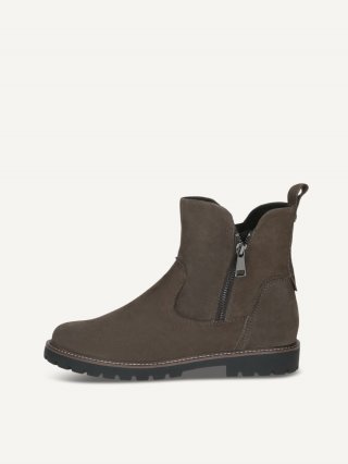 Caprice Stiefelette - Dunkelgraues Wildleder