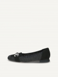 Caprice Slipper - Schwarzer Kamm