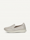 Caprice Slipper - Perlmuttfarbenes Wildleder