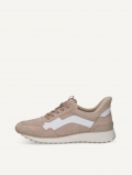 Caprice Sneaker - Cremefarbenes Wildleder