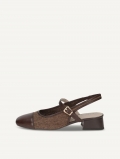 Caprice Slingpumps - Dunkelbrauner Kamm