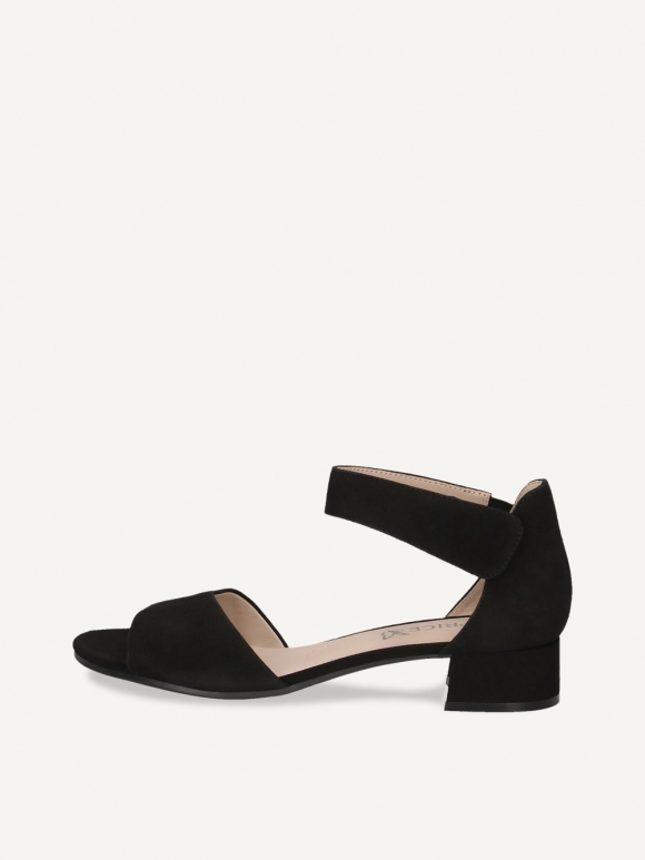Caprice Sandalette - Schwarzes Wildleder