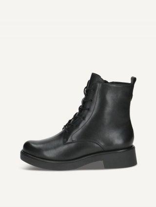 Caprice Stiefelette - Schwarzes Nappaleder