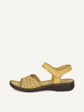 Caprice Sandalette - Gelbes Nappaleder