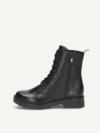 Caprice Stiefelette - Schwarzes Nappa