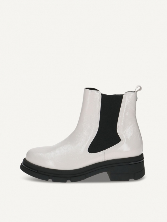 Caprice Chelsea Boot - Weißes Nappaleder