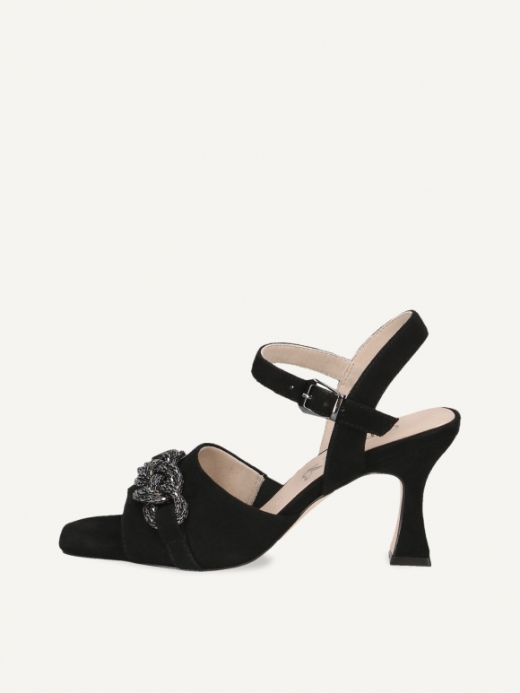 Caprice Sandalette - Schwarzes Wildleder