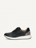 Caprice Sneaker - Schwarzes Kammleder
