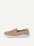 Caprice Slipper - Cremefarbenes Wildleder