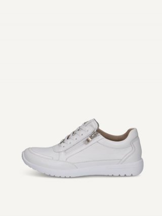 Caprice Sneaker - Weißes Nappaleder
