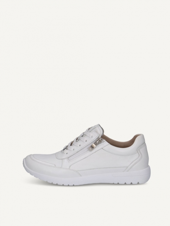 Caprice Sneaker - Weißes Nappaleder