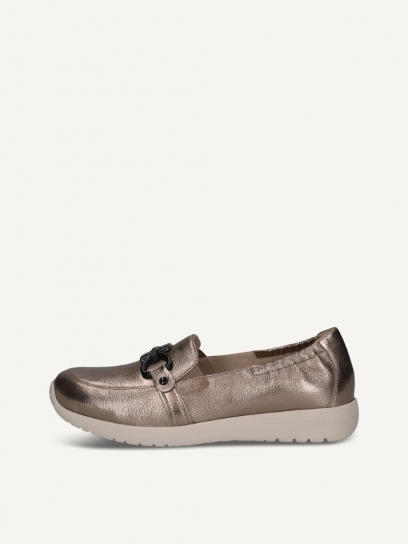 Caprice Slipper - Taupe Metallic