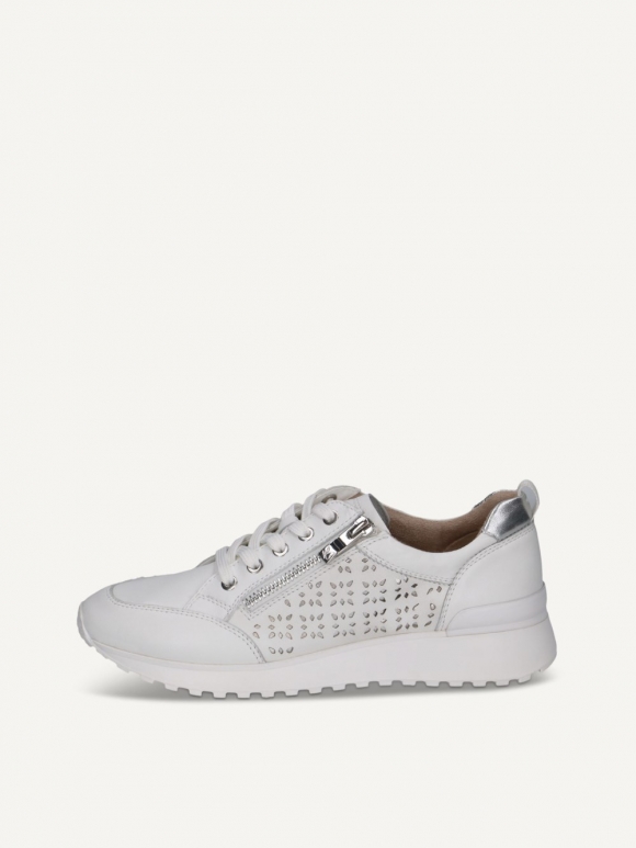 Caprice Sneaker - Weiß / Silber