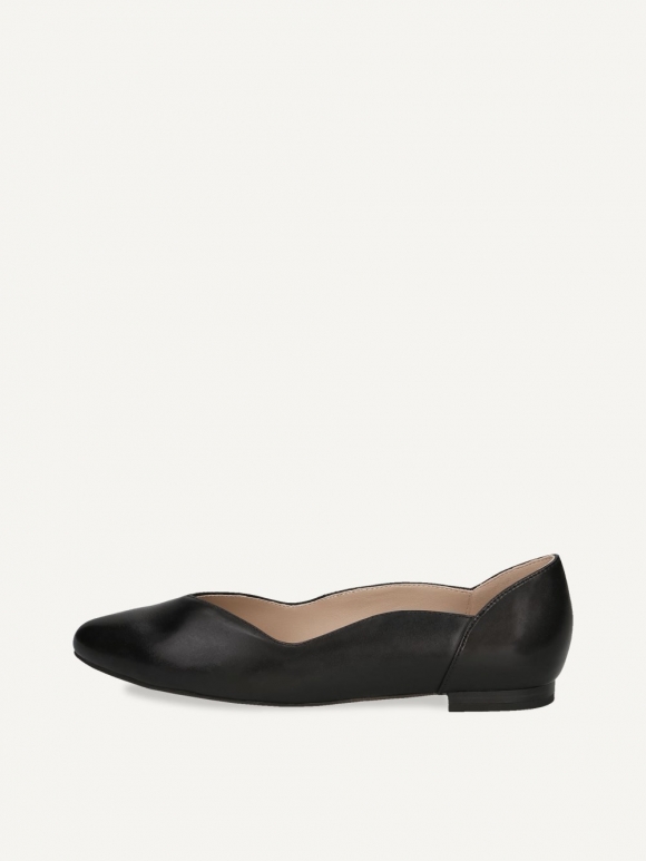 Caprice Pumps - Schwarzes Nappaleder