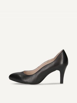 Caprice Pumps - Schwarzes Nappa-Lederleder