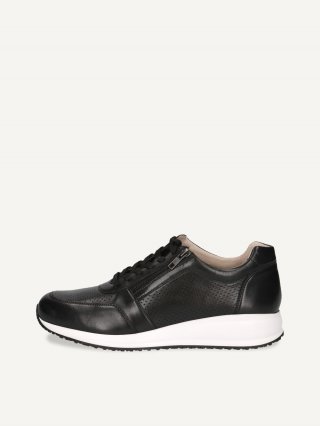 Caprice Sneaker - Schwarzes Nappaleder