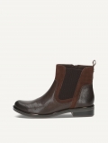 Caprice Chelsea Boot - Dunkelbraunes Kammleder