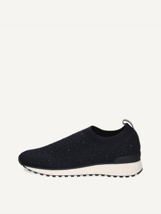 Caprice Sneaker - Ozeanfarbener Strick