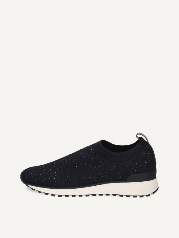 Caprice Sneaker - Ozeanfarbener Strick