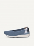 Caprice Sneaker - Blauer Strickkamm